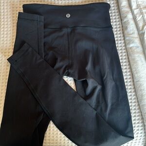 Lululemon leggings - full length. Black. Size 4!